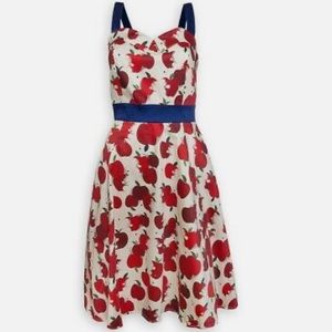 NWT The Dress Shop Disney Parks Snow White Womens Apple Dress Dwarfs